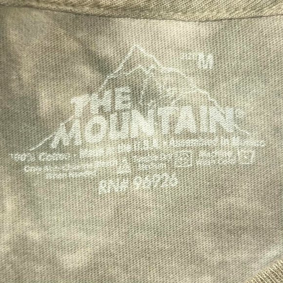 The Mountain Lion Rasta T-Shirt Headphones Tie-Dye Green Bob Marley Size Medium - Picture 7 of 7